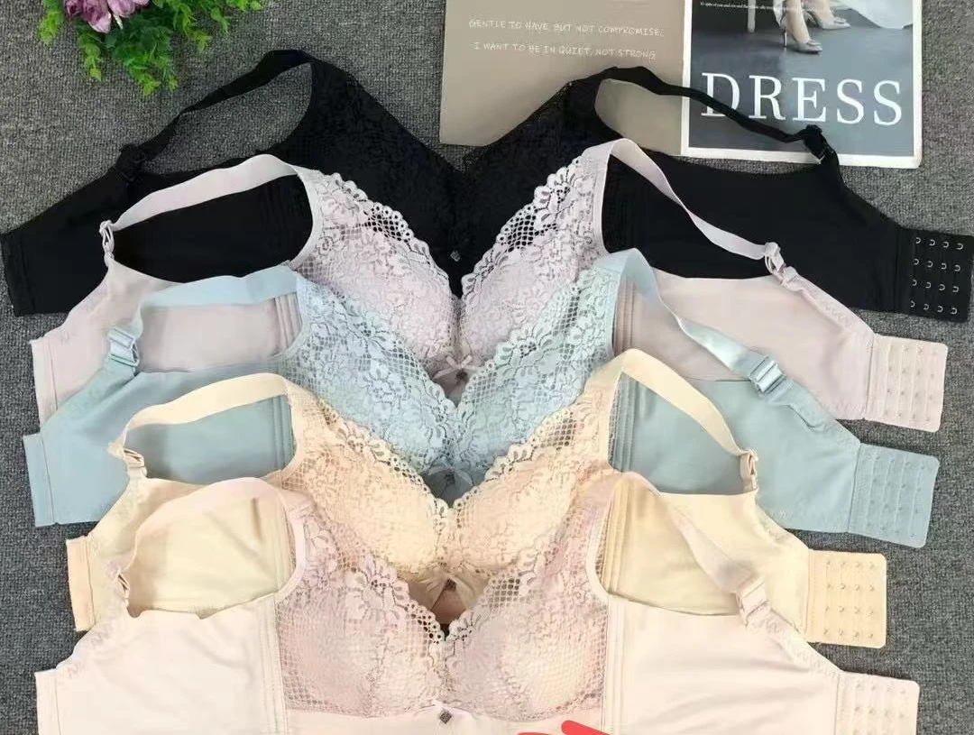 B69#蝴蝶结蕾丝背心性感女士聚拢舒适美背时尚无痕透气