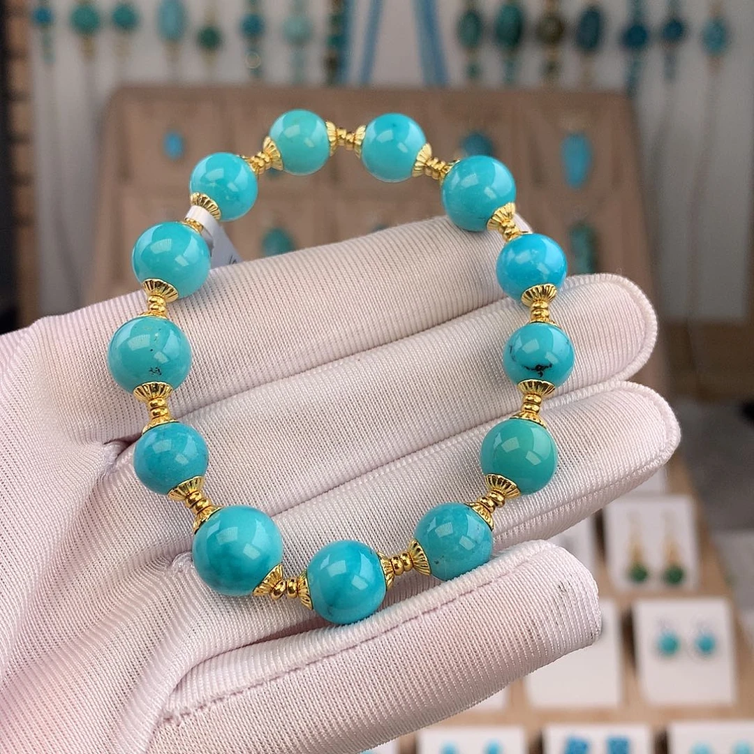 绿松石未镶嵌项链