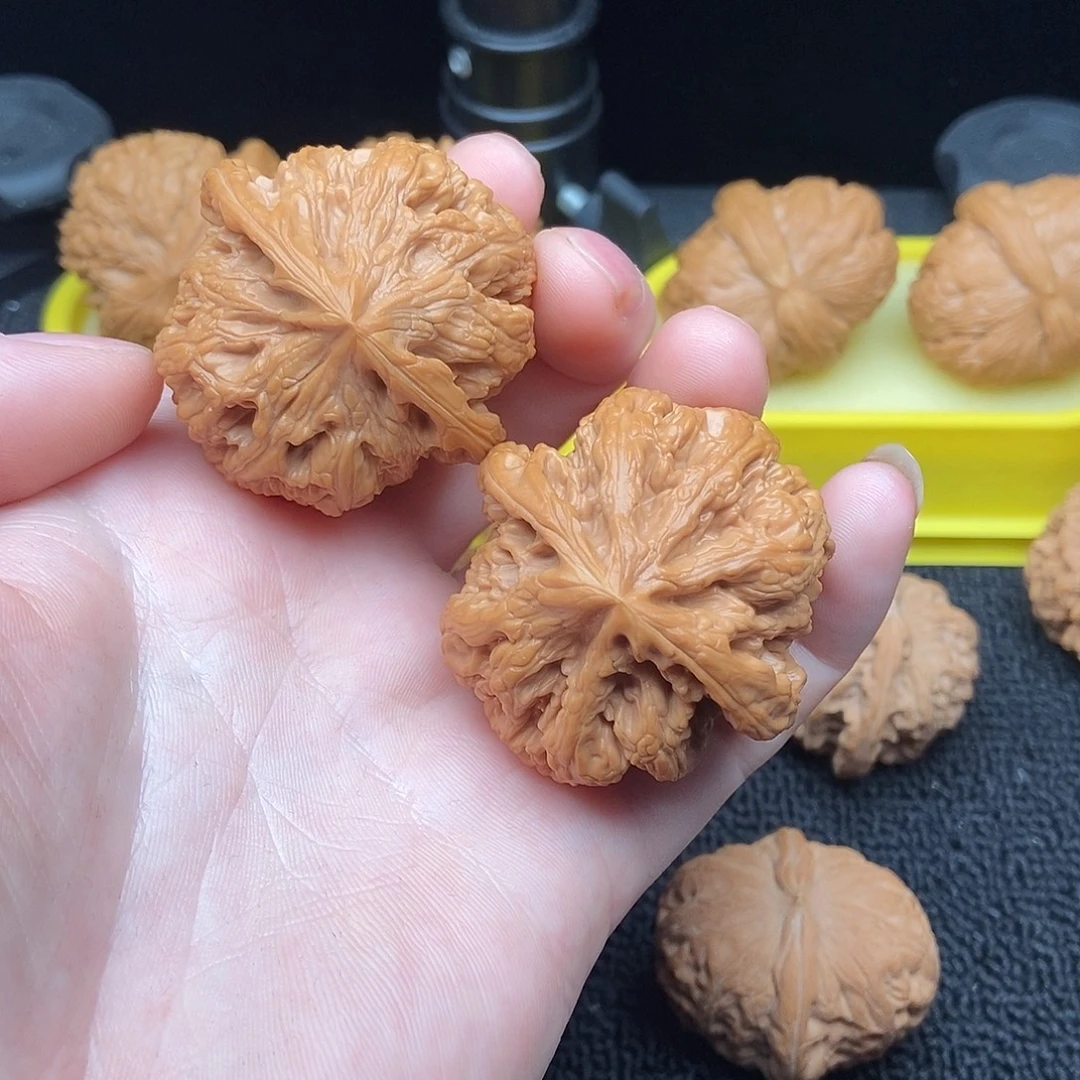 核桃文玩核桃把件大粗筋45