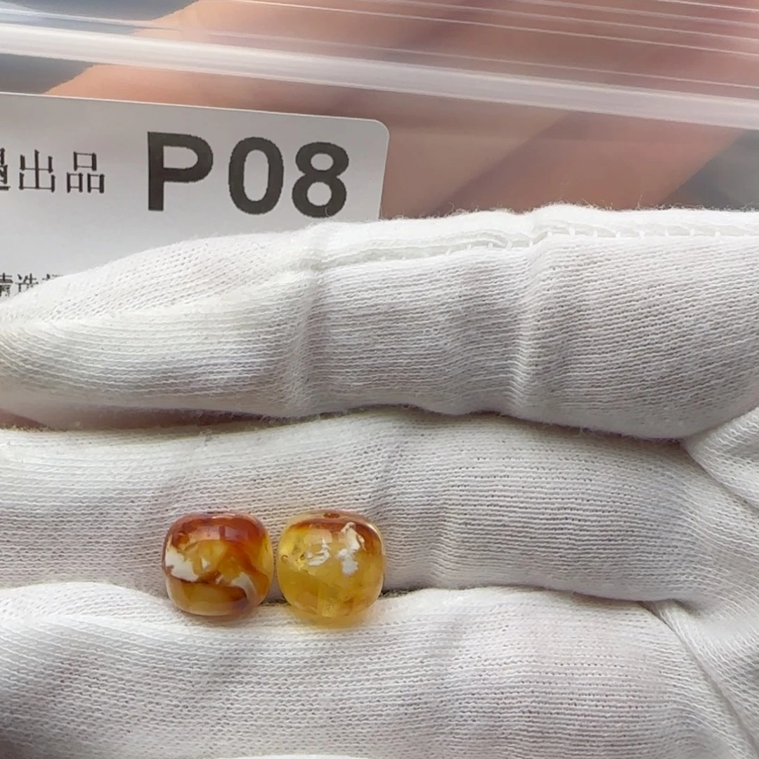 琥珀裸石未镶嵌琥珀蜜蜡