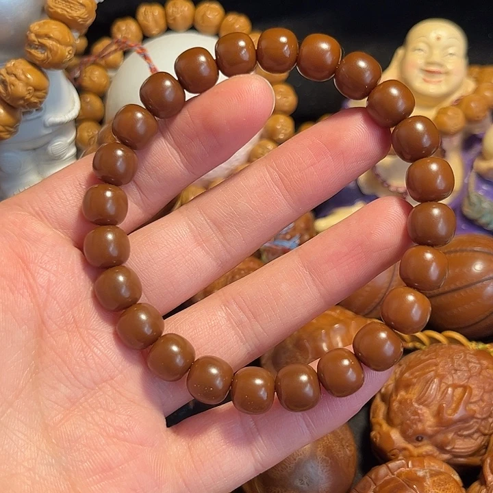 橄榄核手串/手链猴头1.0老行红