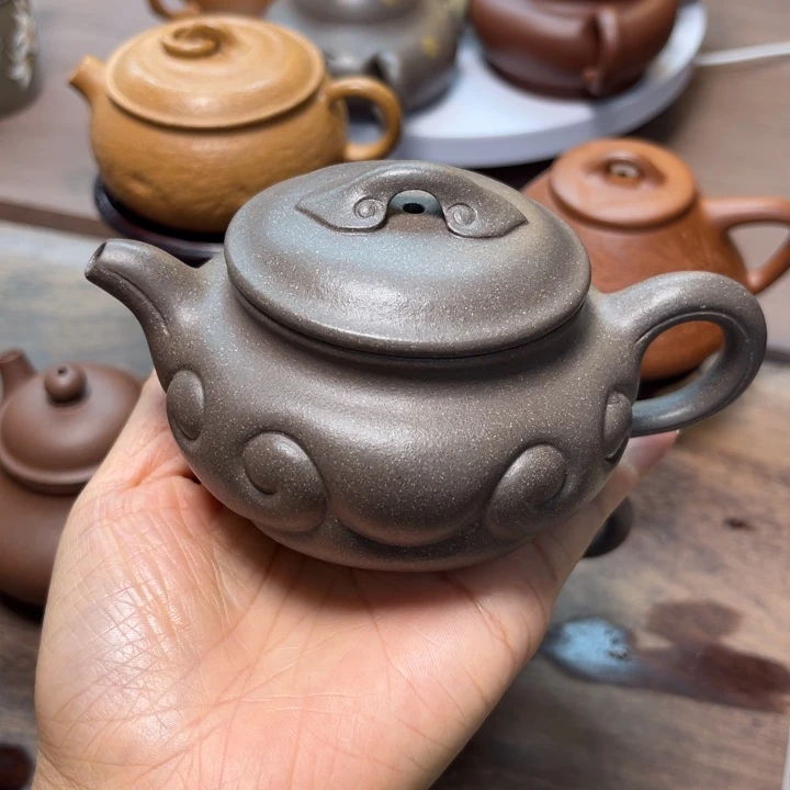 三***明茶壶紫砂手工制作原矿紫砂