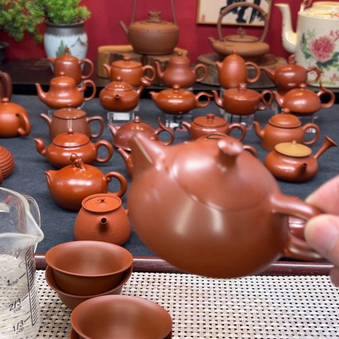 拿***轮茶壶紫砂潮州手拉壶