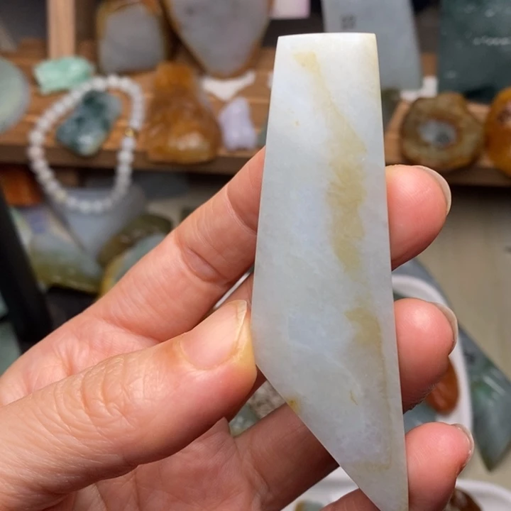 翡翠未镶嵌颈饰天然