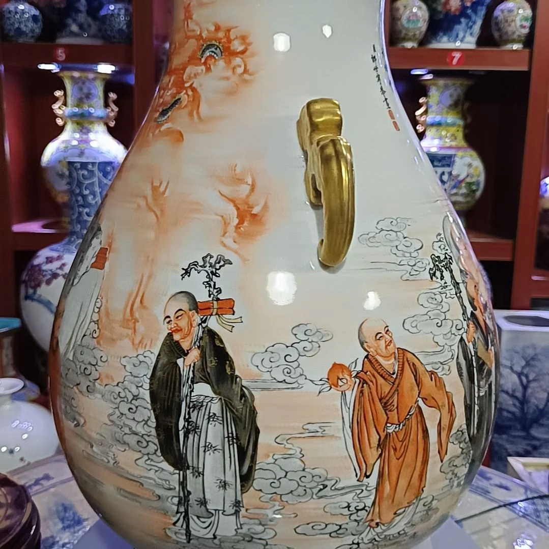 小***e景德镇手绘陶瓷花瓶