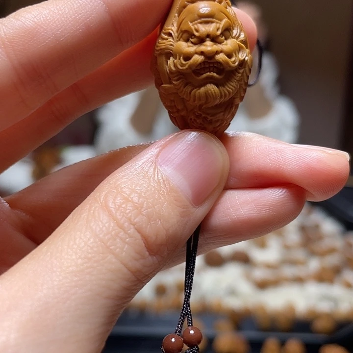 吊坠橄榄核 钟馗 橄榄