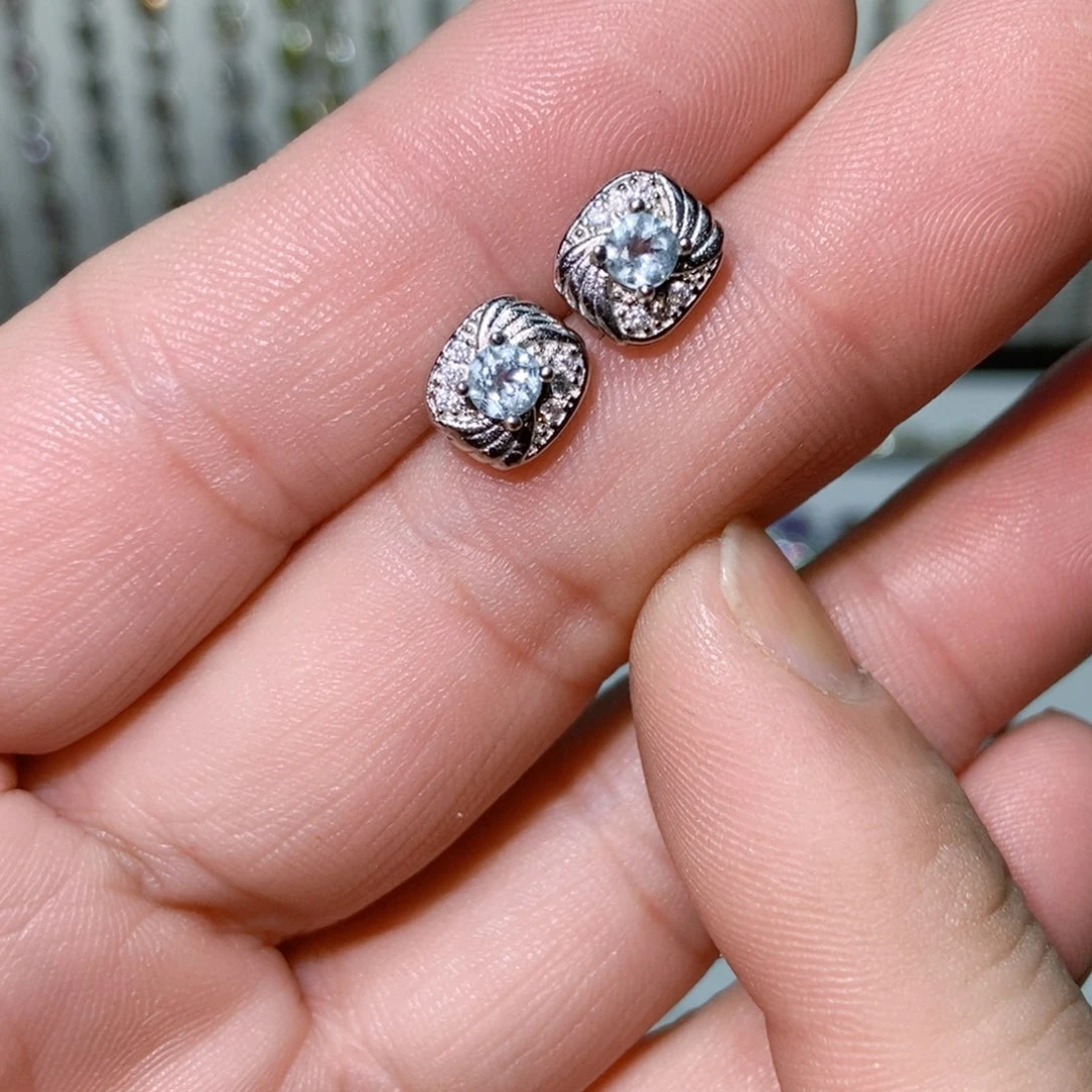 紫晶珠宝半成品9K金镶嵌