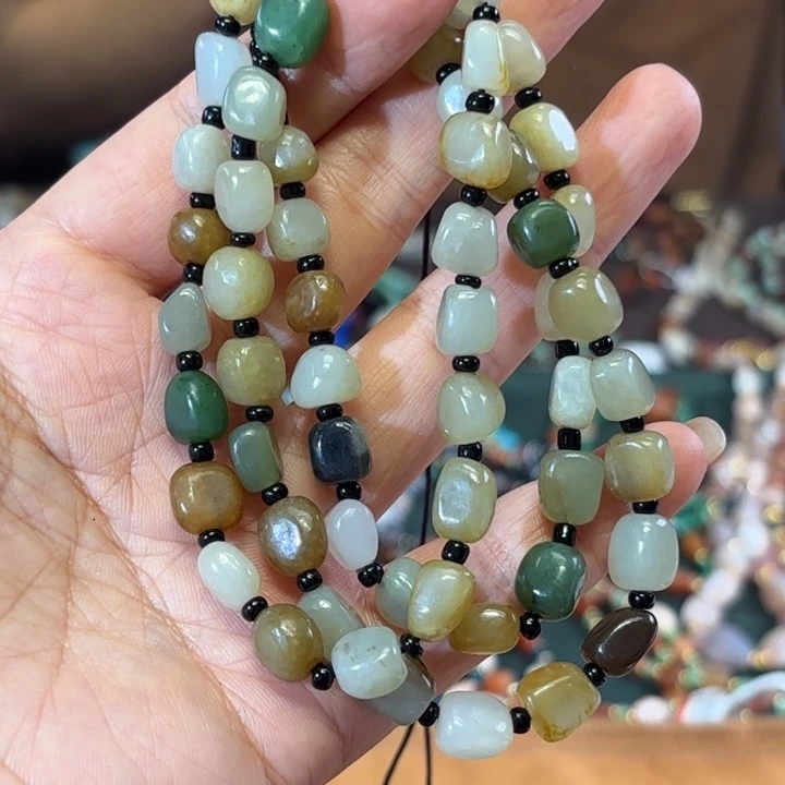 和田玉未镶嵌颈饰和田玉