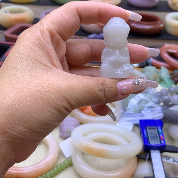 石英质玉125799645567未镶嵌蜜**笑