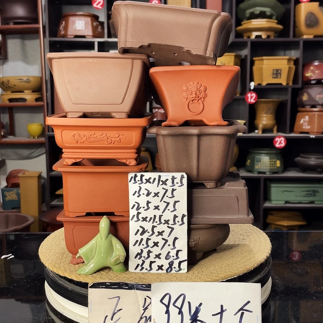 D-盆尚好紫砂花盆