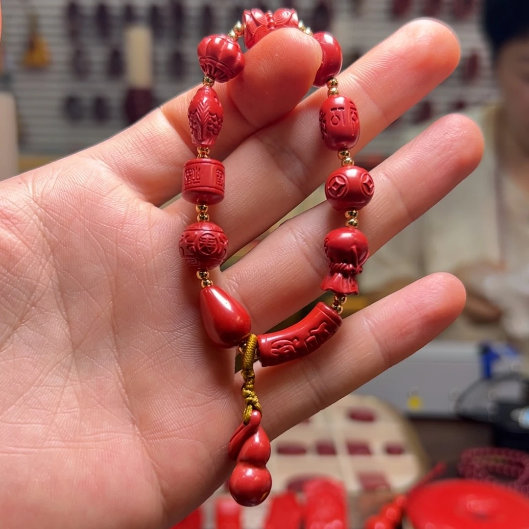 天然辰砂朱砂手串