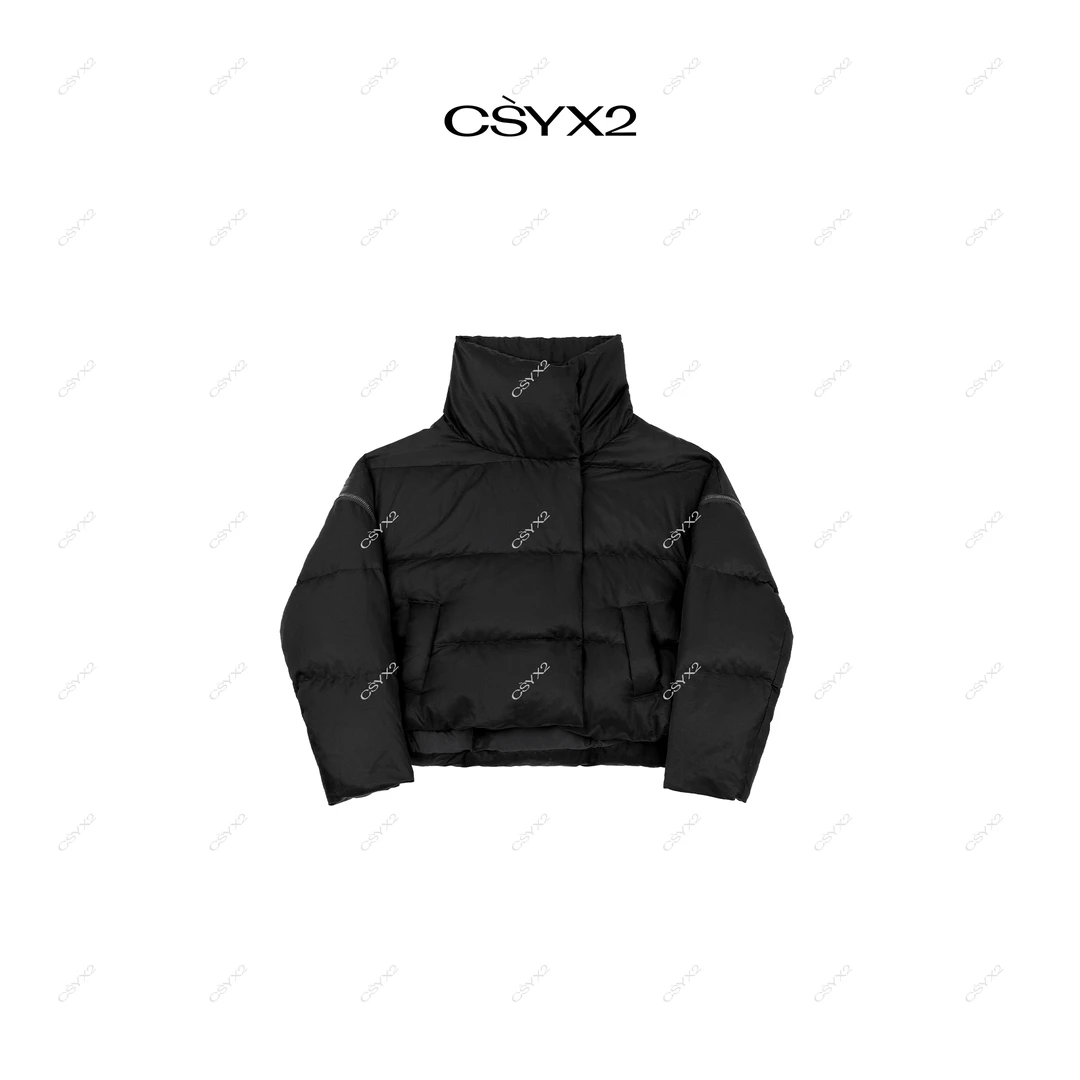 CsyX2-2025A/W 新品 90白鹅绒立领羽绒服CA4DY035