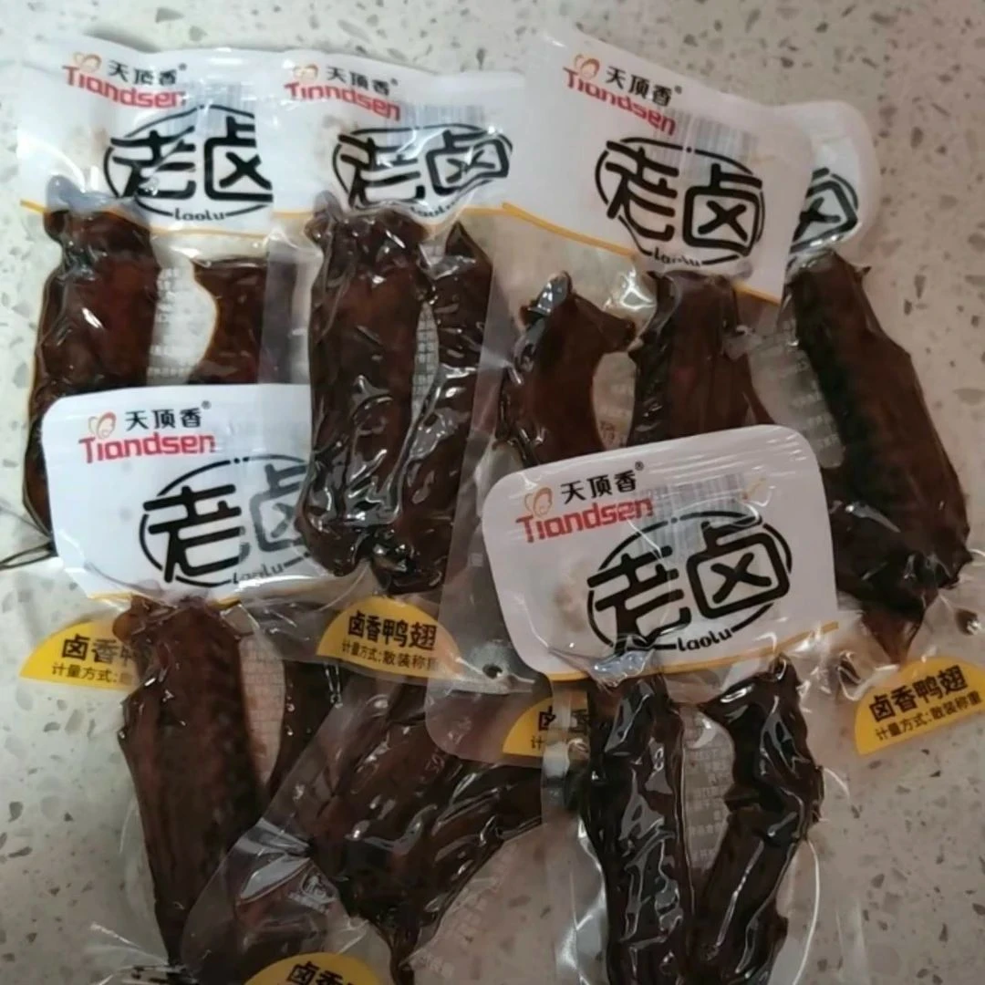 天顶香老卤大鸭翅卤味肉食香辣麻辣开袋即食小零食现货现发