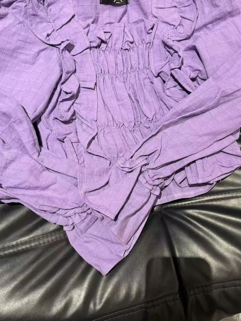 紫色松紧上衣（福利款）