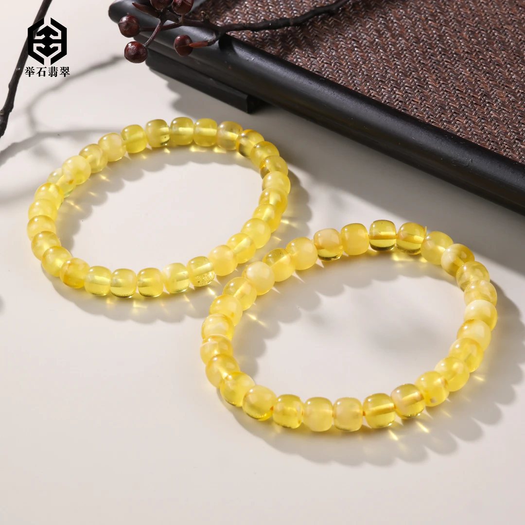 【举石严选】H0908-111-0275蜜蜡手串(一件/多样性发/约5-6mm）M