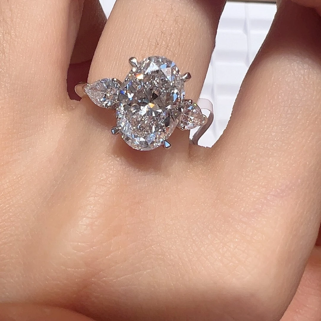 实验室培育钻石18K金镶嵌@@00027243