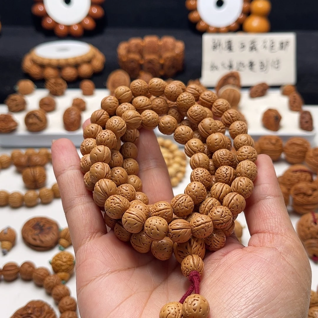 ~***了核桃手串/手链桃核手工制作工艺