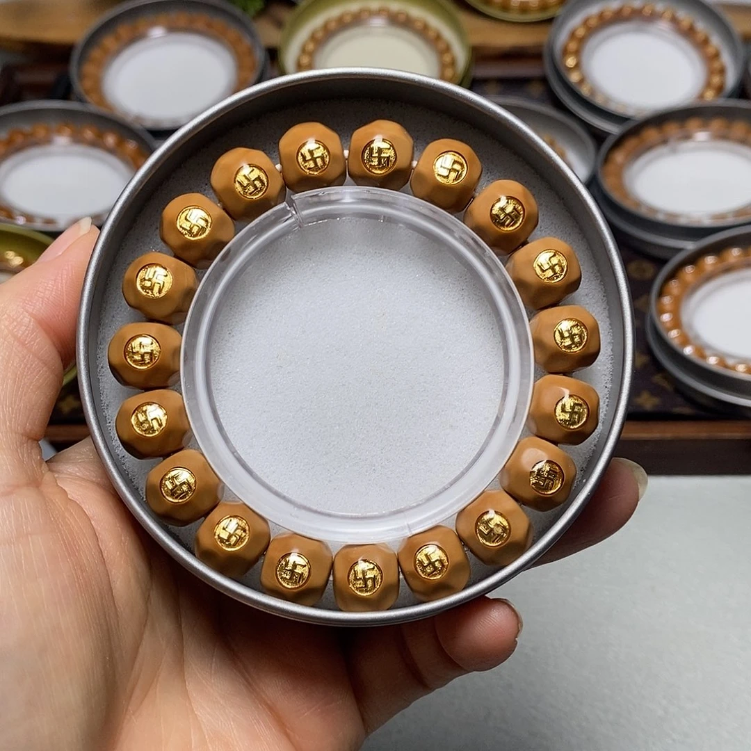 猴头核桃手串324号12左右满标龙炎奶酪全品