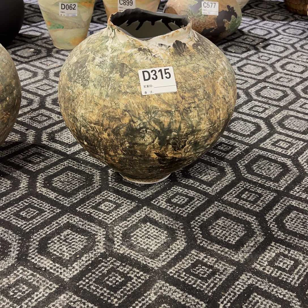 怼****瓶D315高30口11陶瓷花瓶无孔景德镇陶瓷花