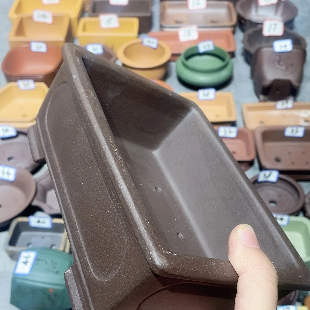 紫砂小盆16.5*12*5.5