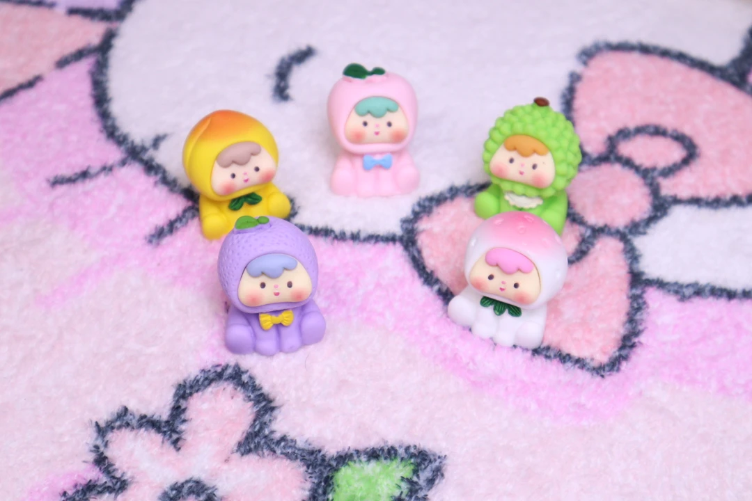 【九宫格 对对碰】手感漆水果崽崽diy饰品配件盲袋对对碰