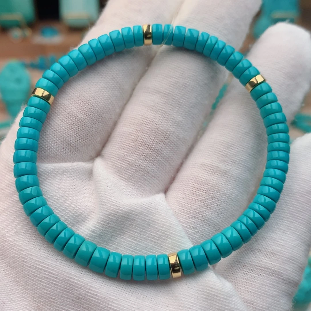 绿松石未镶嵌珠宝奇石5mm