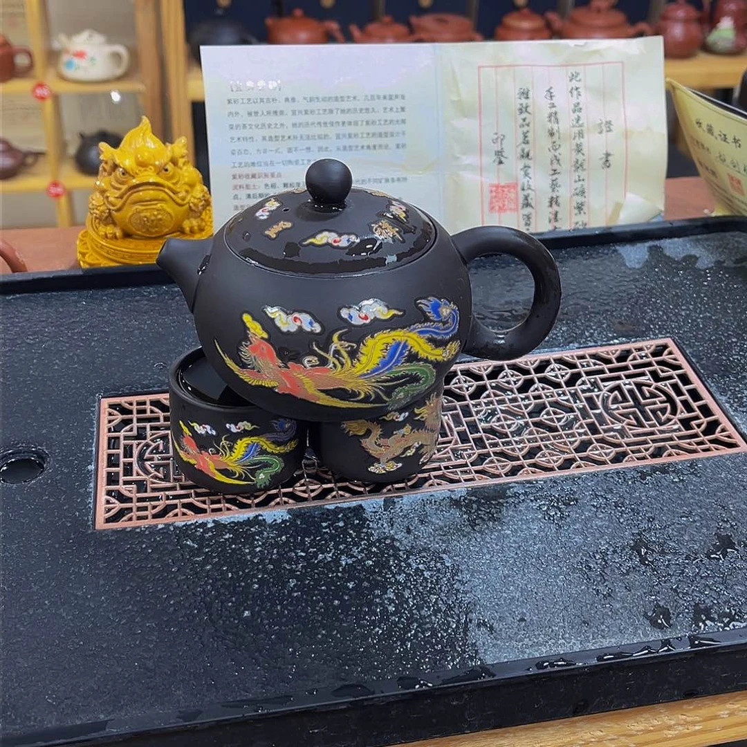 紫砂茶案紫砂壶250cc