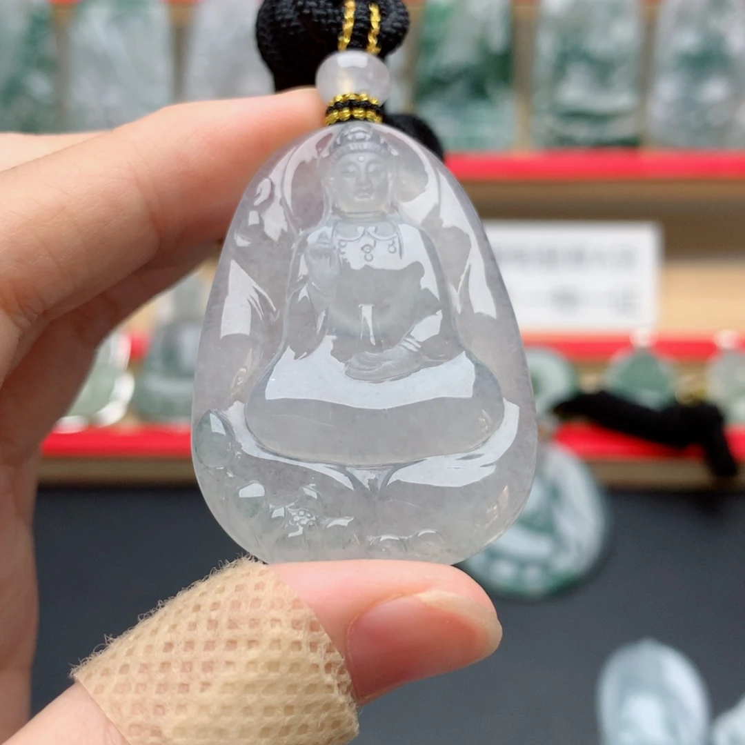 程****颈饰未镶嵌翡翠素衣