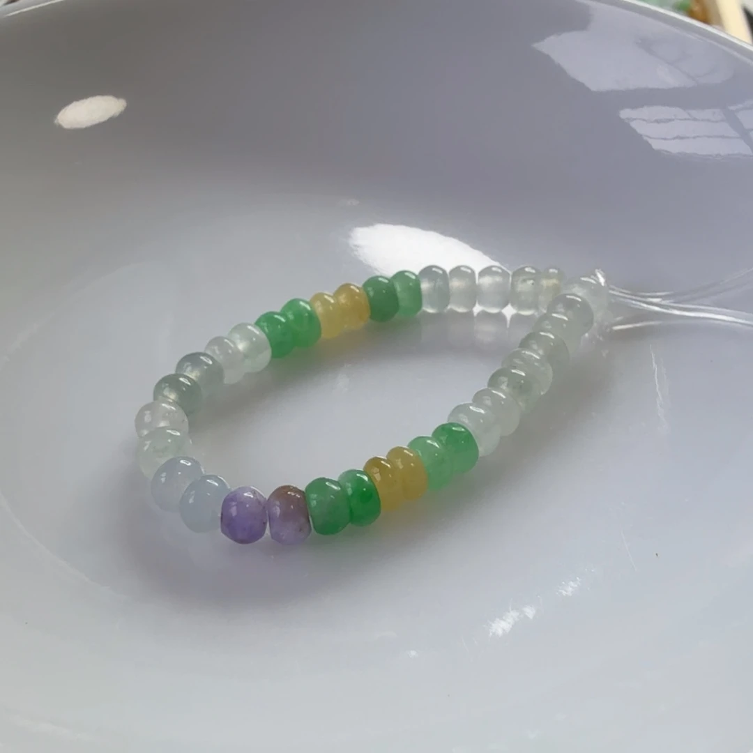 散珠翡翠翡翠首饰直径4.2mm