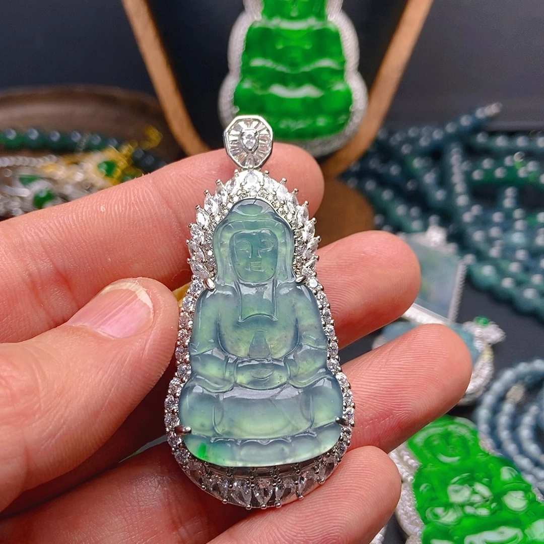 翡翠吊坠(不含链)未镶嵌520吊坠