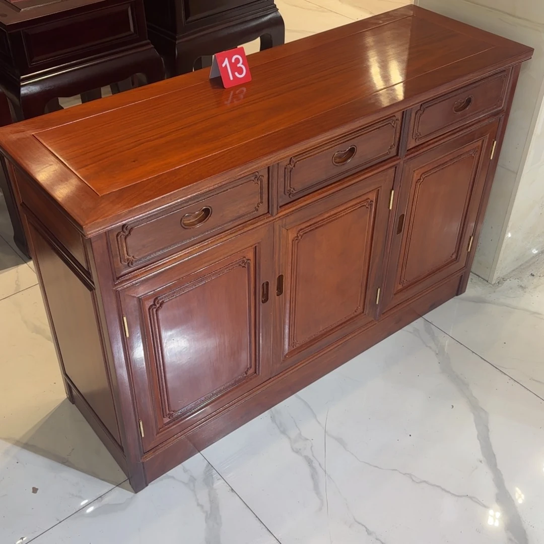 花梨木类成套家具刚果花梨120✖️40高78三门餐边柜