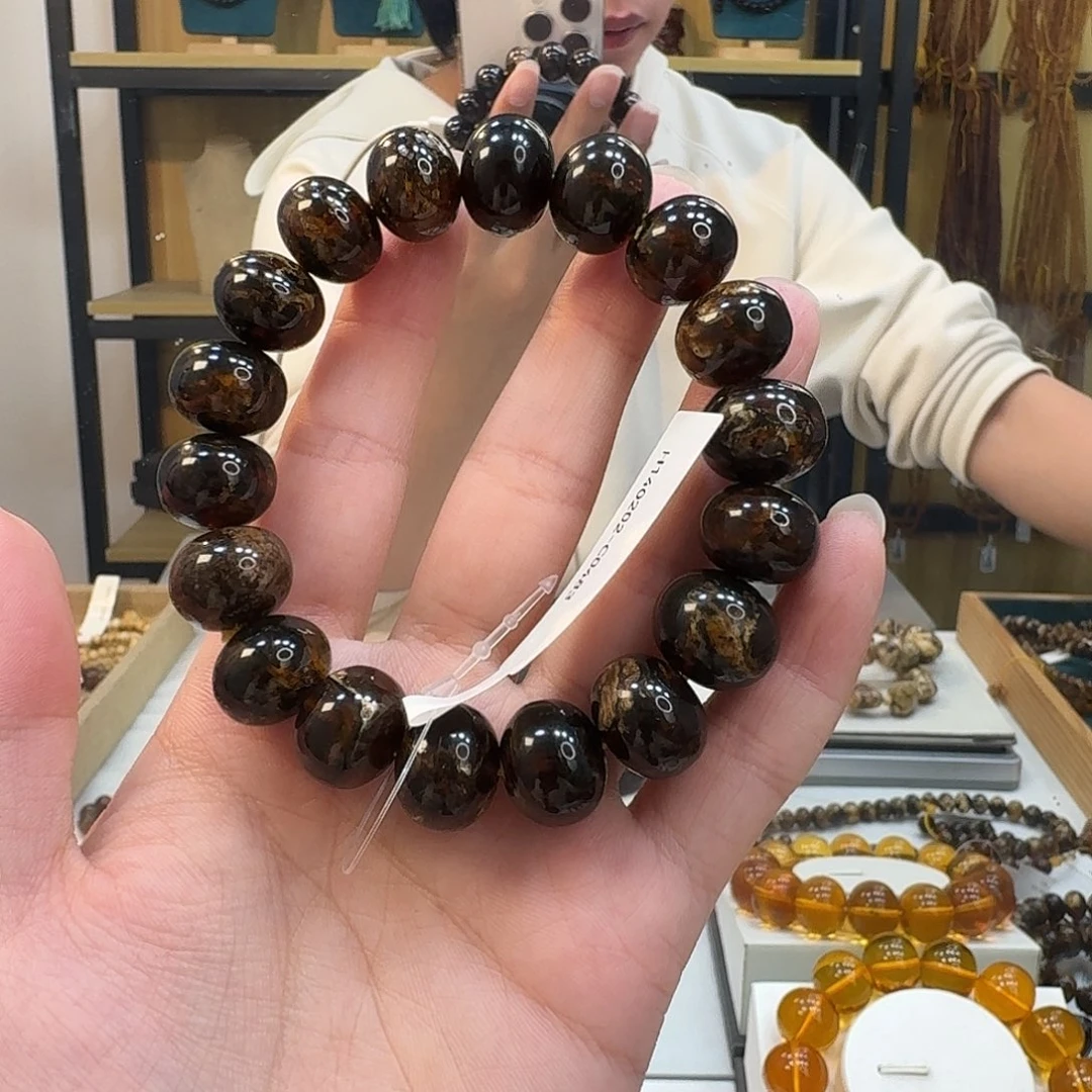 取***年琥珀未镶嵌裸石抚顺琥珀花珀