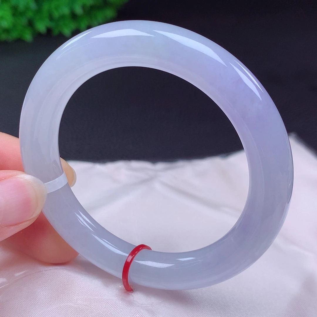 翡翠未镶嵌手镯54圈680002