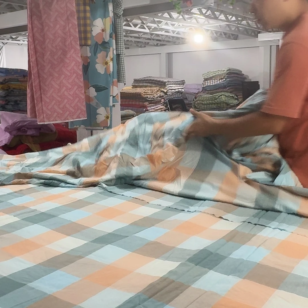 棉3.8米纯棉色织水洗棉