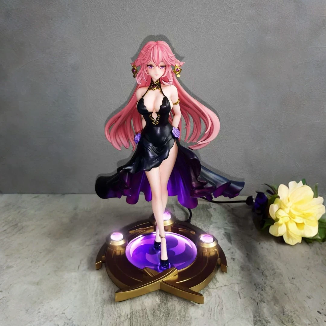 【风影GK】原模现货  八重神子 晚宴礼服版带灯光底座  GK1/6（到付）