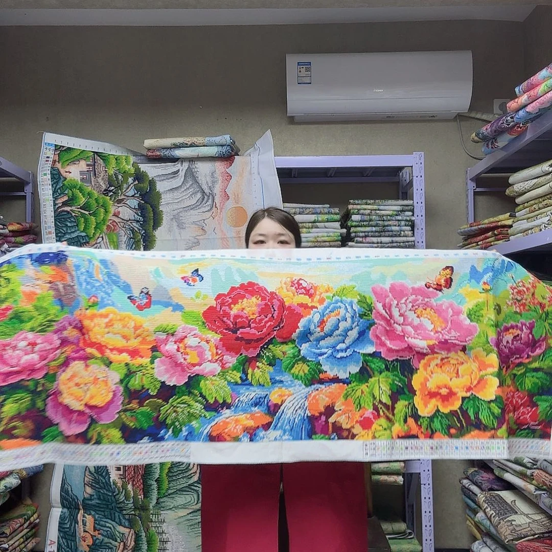 棉十字绣彩鸾归令