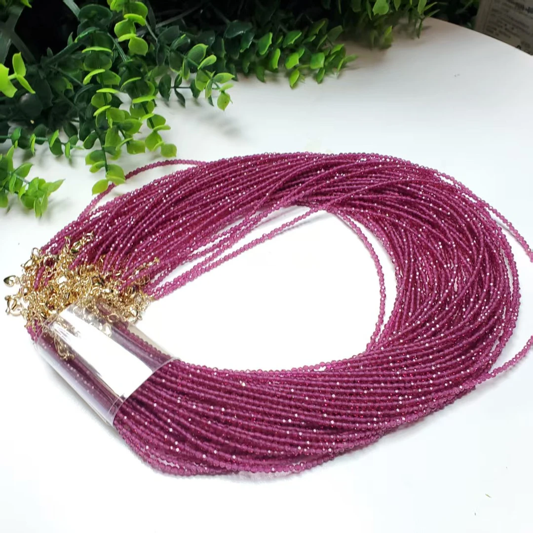 P267【赵小姐】时尚尖晶石925项链多样发其一