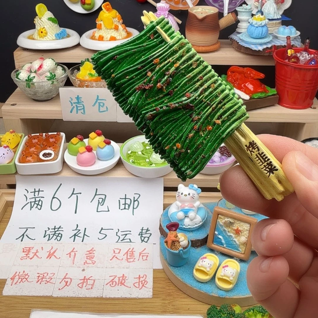 树脂食玩冰箱贴凭开箱视频售后