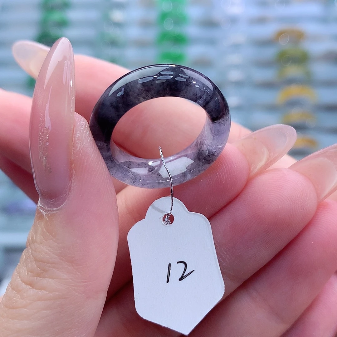 翡翠戒指未镶嵌天然