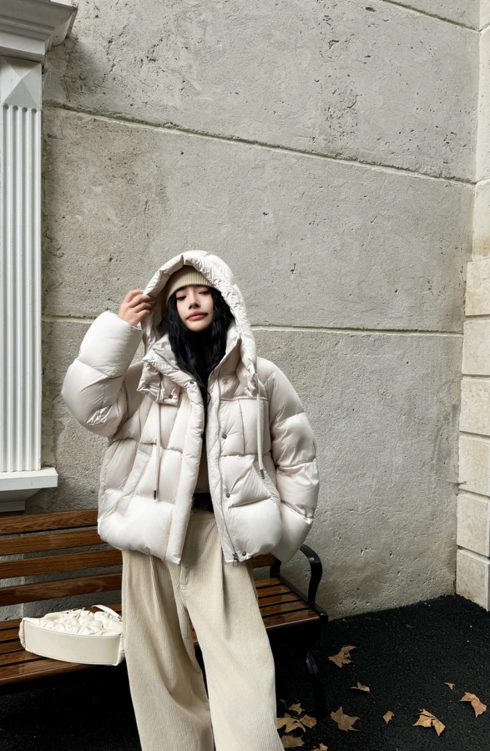 【峰哥专属】2025新款泡芙短款羽绒服通勤百搭女9279