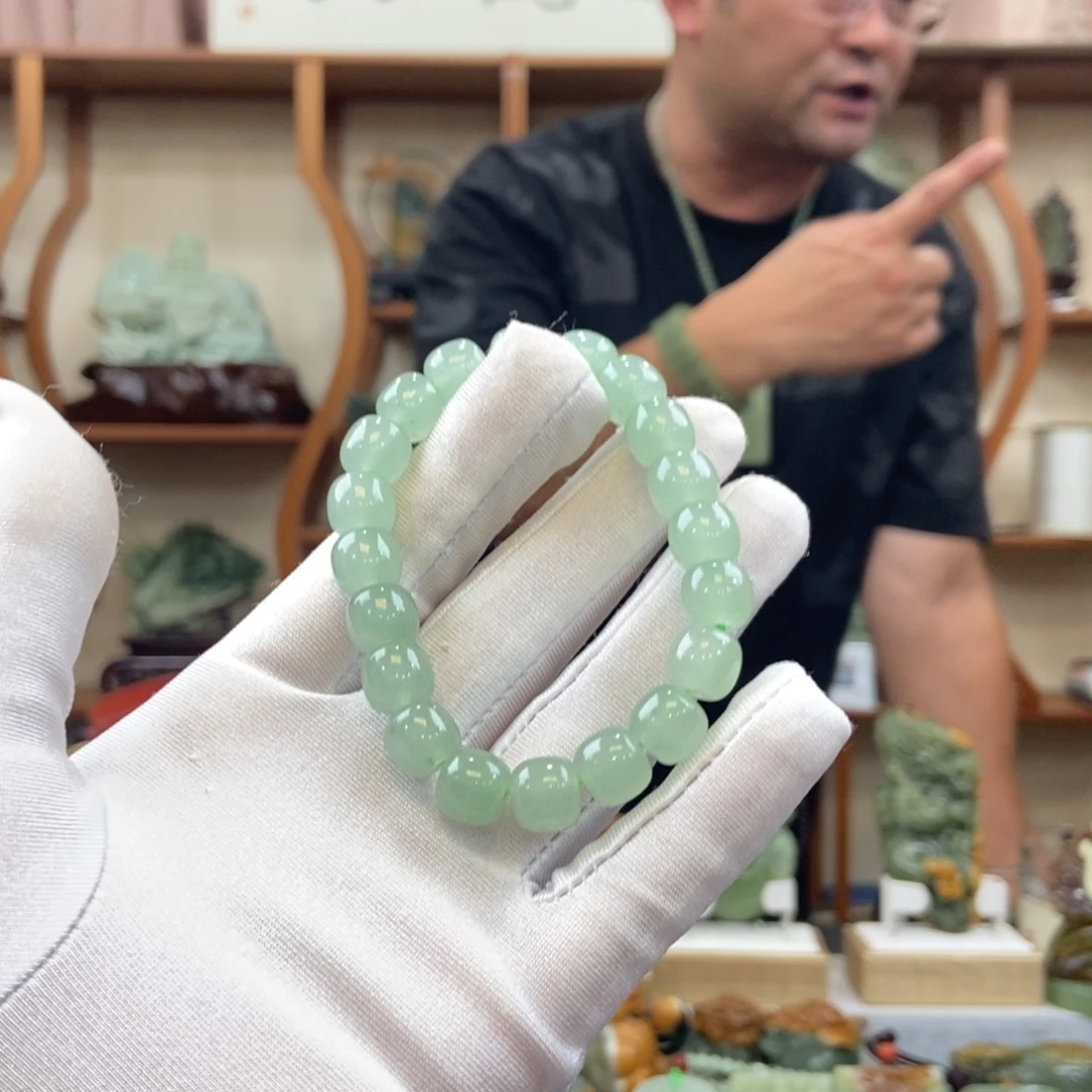 蛇纹石玉未镶嵌手串