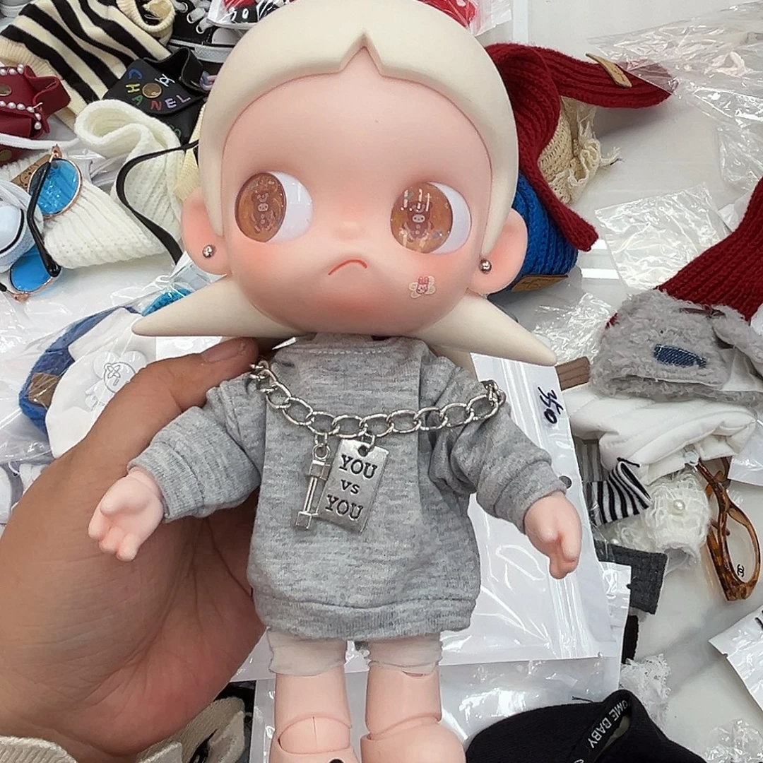 项链加卫衣两件套新款