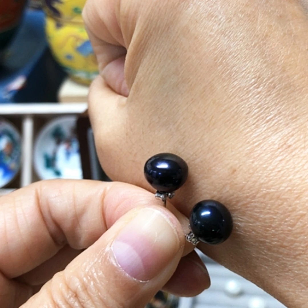 【闪购商品】碗珍珠耳钉