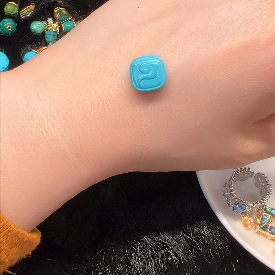 绿水晶手链银S925镶嵌