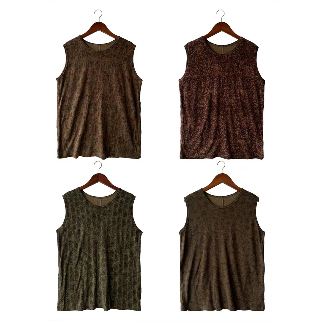 妝點家  云雾里  釉丝  棉 混纺背心 Y24SS  2003   宽松休闲宽松