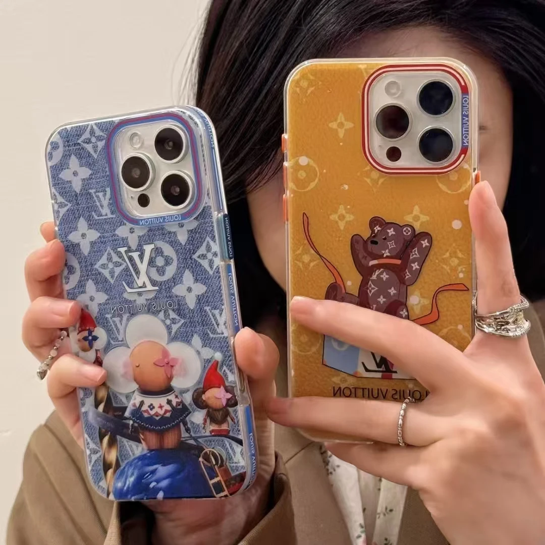 羽纱系列适用16/15promax/14/13/12全包时尚潮牌奢华创意手机壳