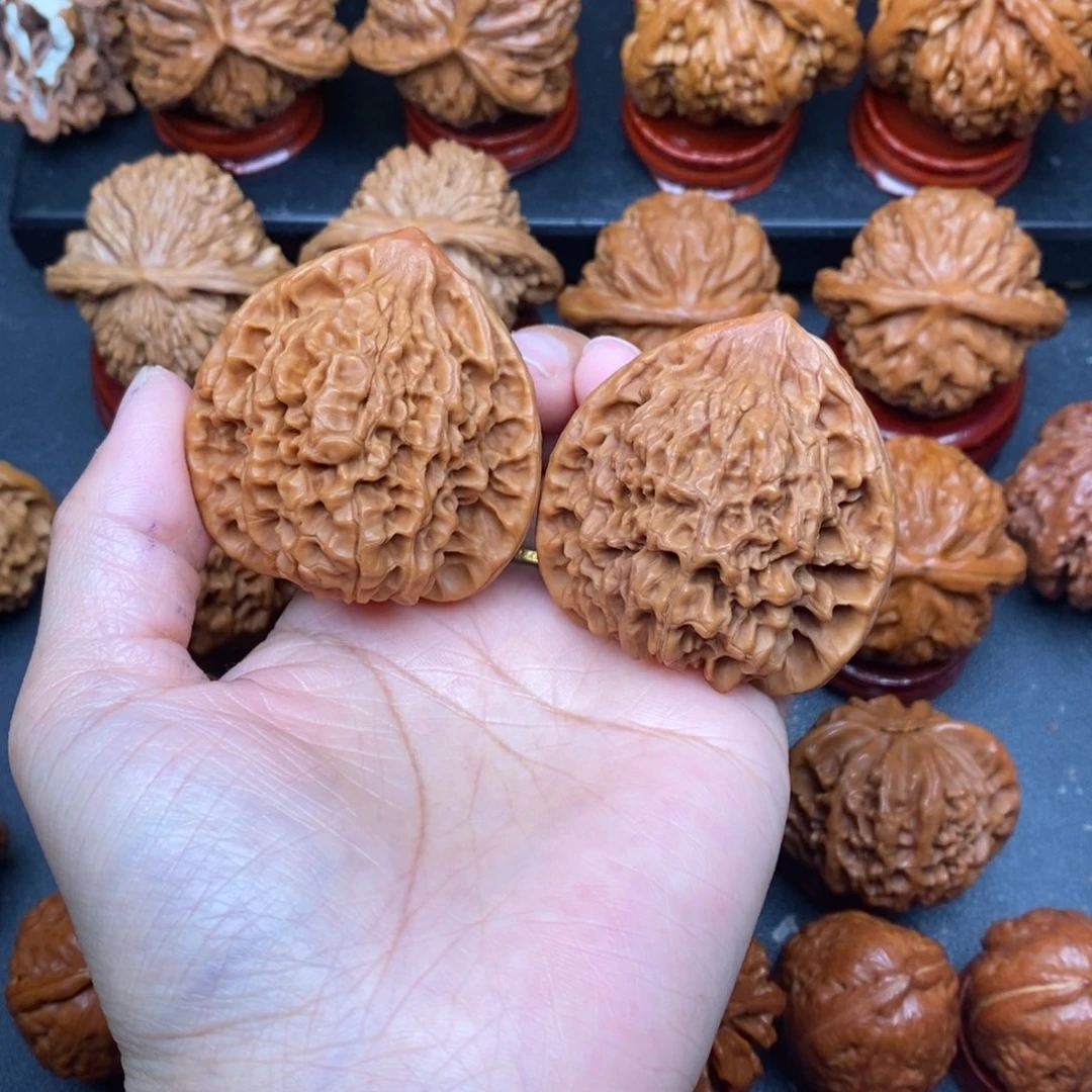 文玩核桃把件47官帽