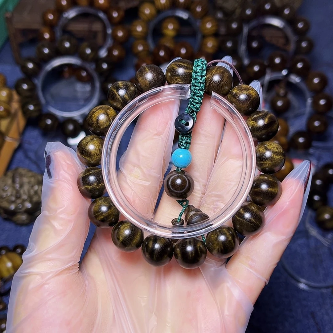 手串/手链楠木（金丝楠）1.2阴沉闪电