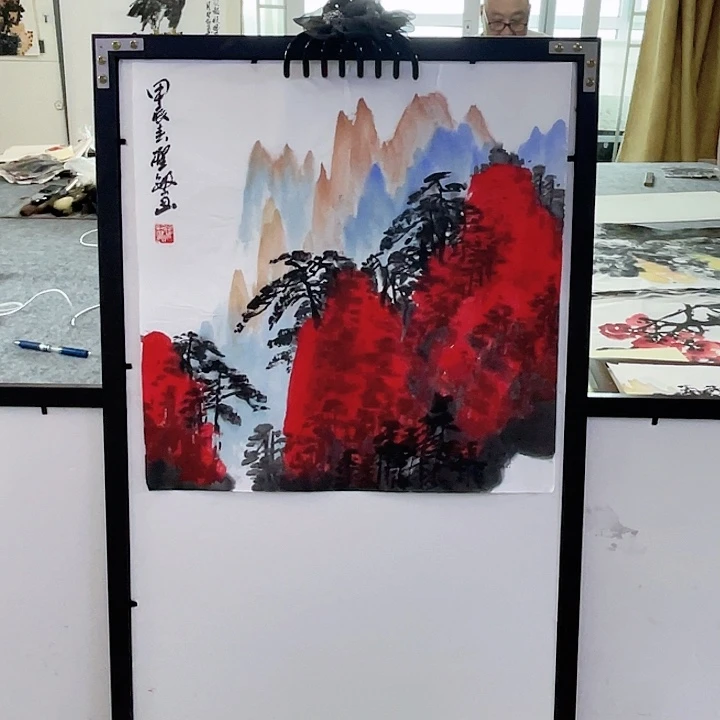 国画张圣敏先生纯手绘作品