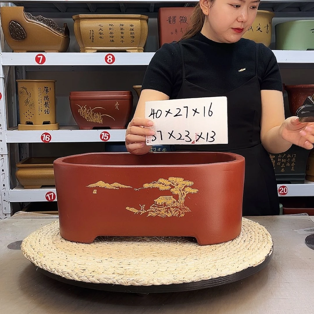 紫砂花盆紫砂花盆